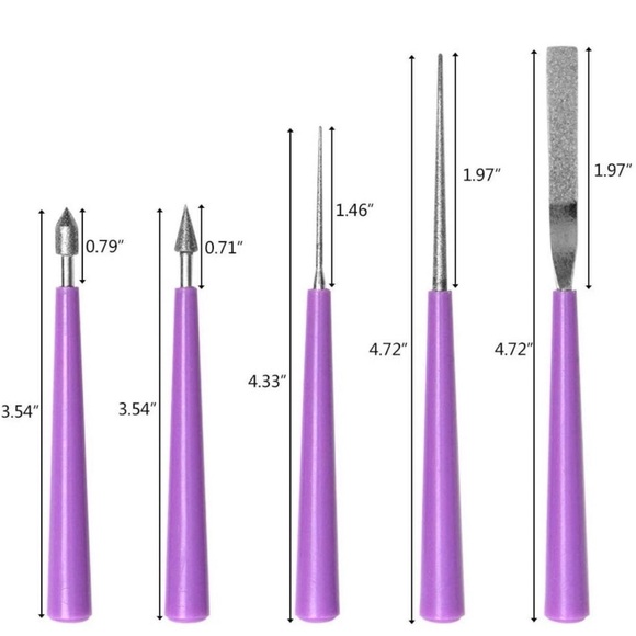 10pc DIAMOND TIPPED BEAD REAMERS & POLISHING CLOTHS JEWELRY MAKING BUNDLE LOT - Picture 14 of 16